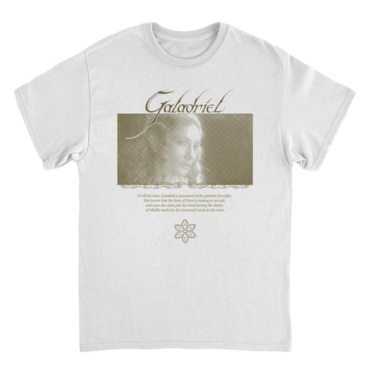 Lord of The Rings Galadriel Lady of The Galadhrim White T-Shirt