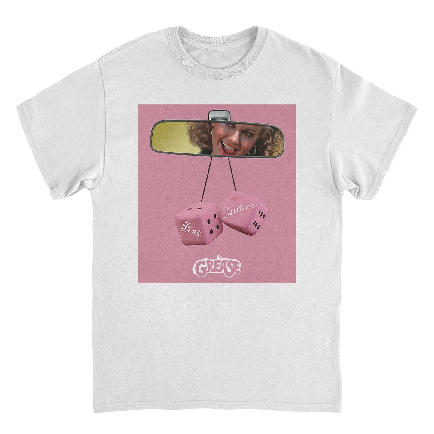 Grease Pink Ladies White T-Shirt