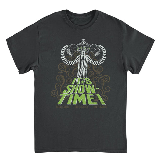 Beetlejuice It's Show-Time Black T-Shirt