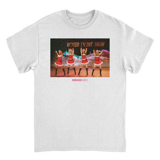 Mean Girls Christmas Scene White T-Shirt