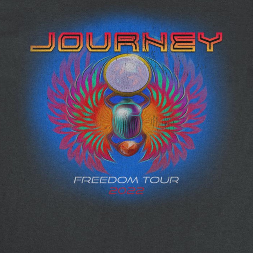 Journey Freedom Tour 2022 Black T-Shirt