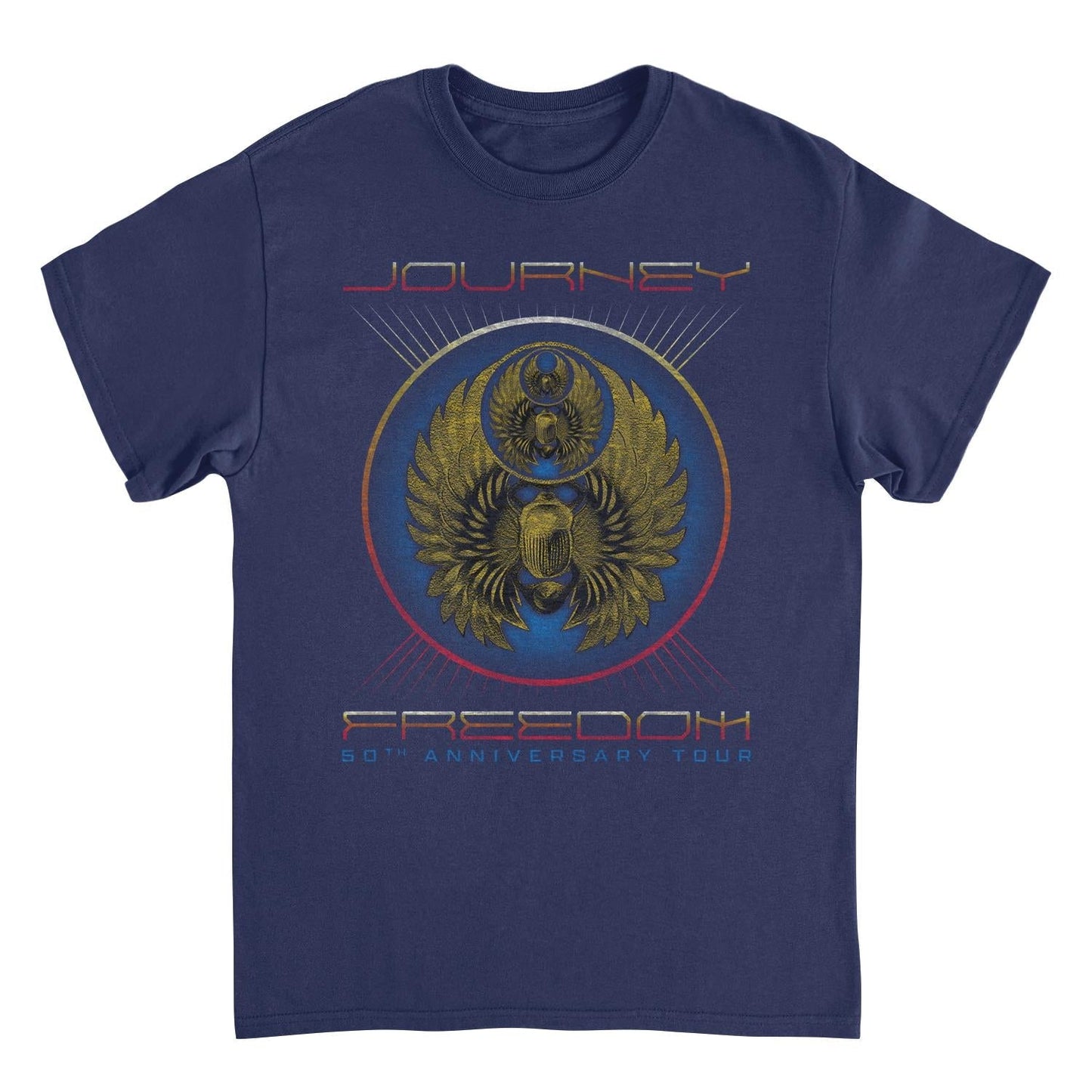 Journey Freedom 20th Anniversary Tour Navy T-Shirt