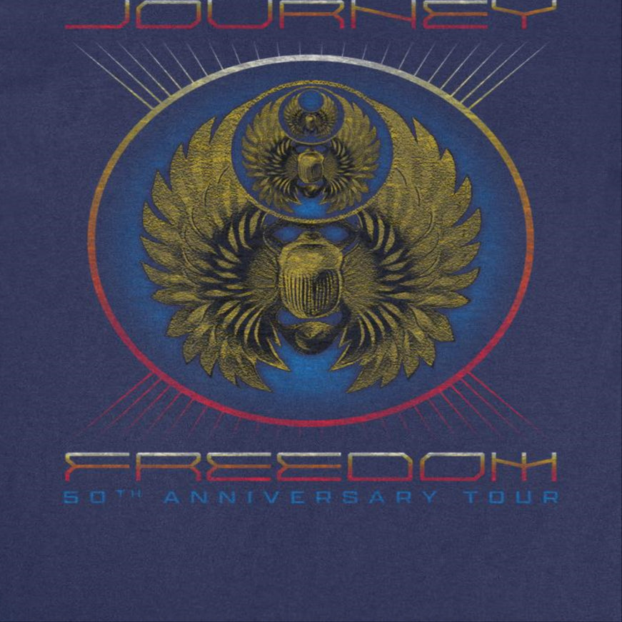 Journey Freedom 20th Anniversary Tour Navy T-Shirt