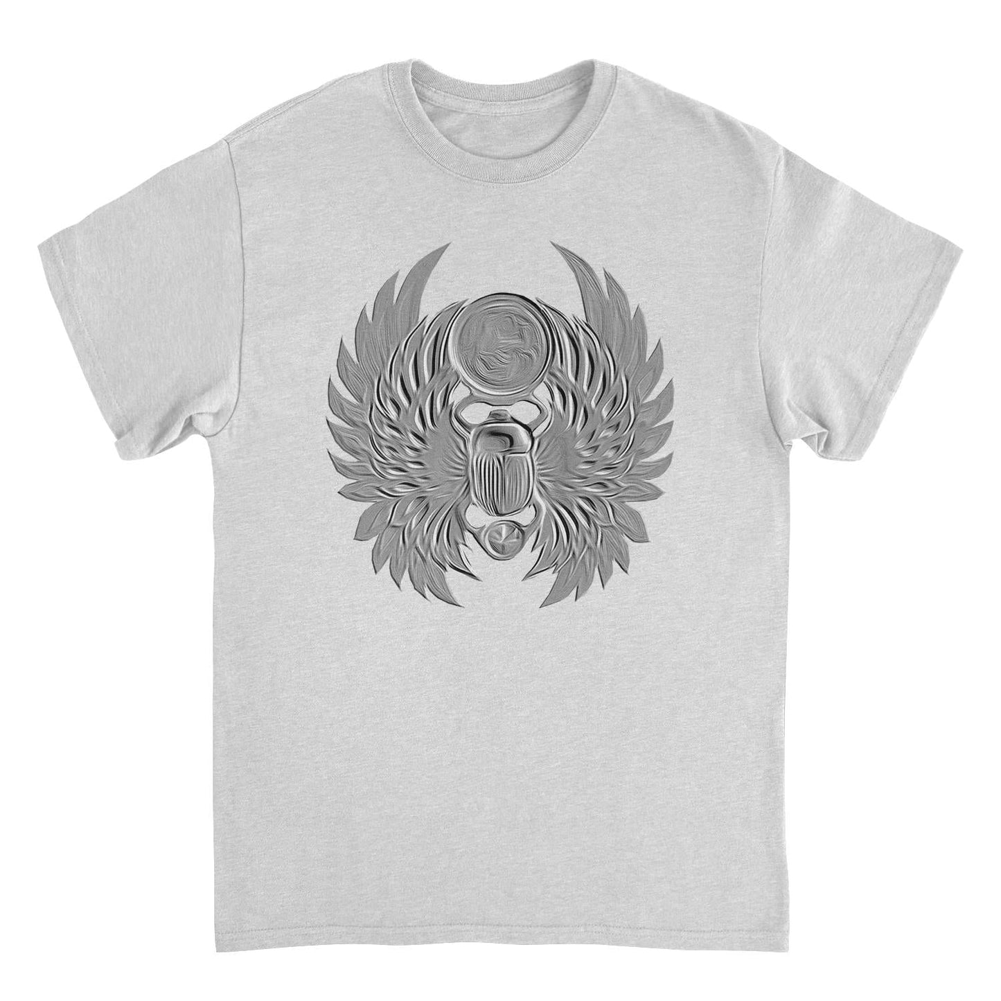 Journey Emboss Scarab Logo Ash Grey T-Shirt