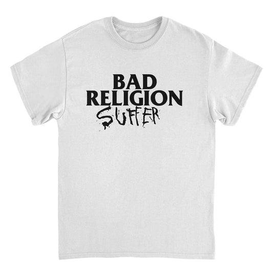 Bad Religion Suffer 89 EU Tour Front White T-Shirt