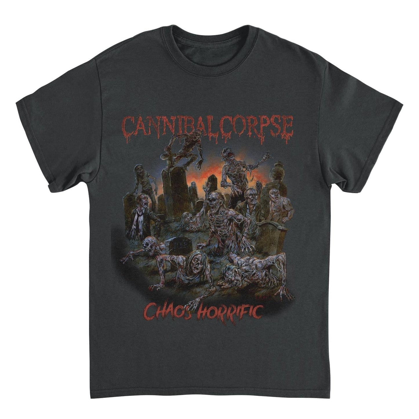 Cannibal Corpse Chaos Horrific Tame Front Black T-Shirt