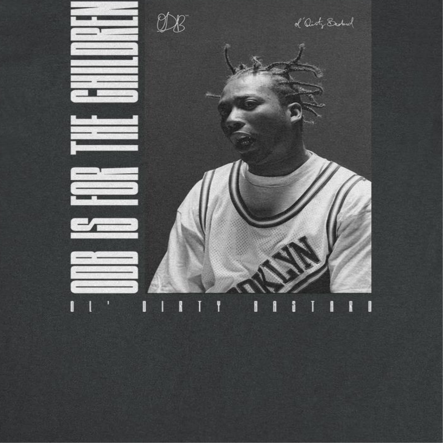 Ol' Dirty Bastard ODB is For the Children Photo T-Shirt