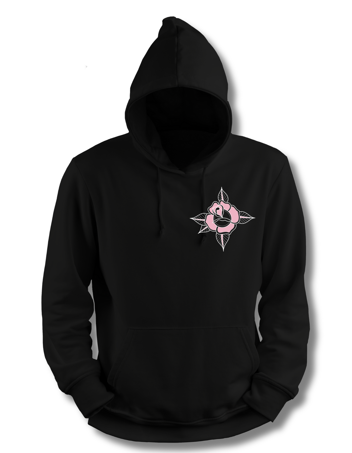 CROOKED SOULS - PINK SKULL & CASKET HOODIE