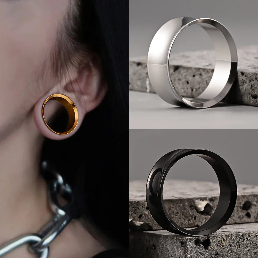 1 PAIR STAINLESS STEEL TUNNELS