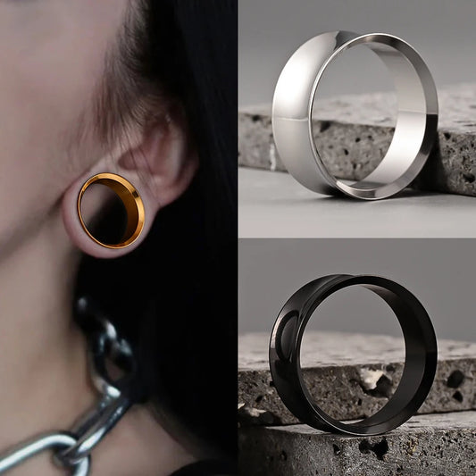 1 PAIR STAINLESS STEEL TUNNELS