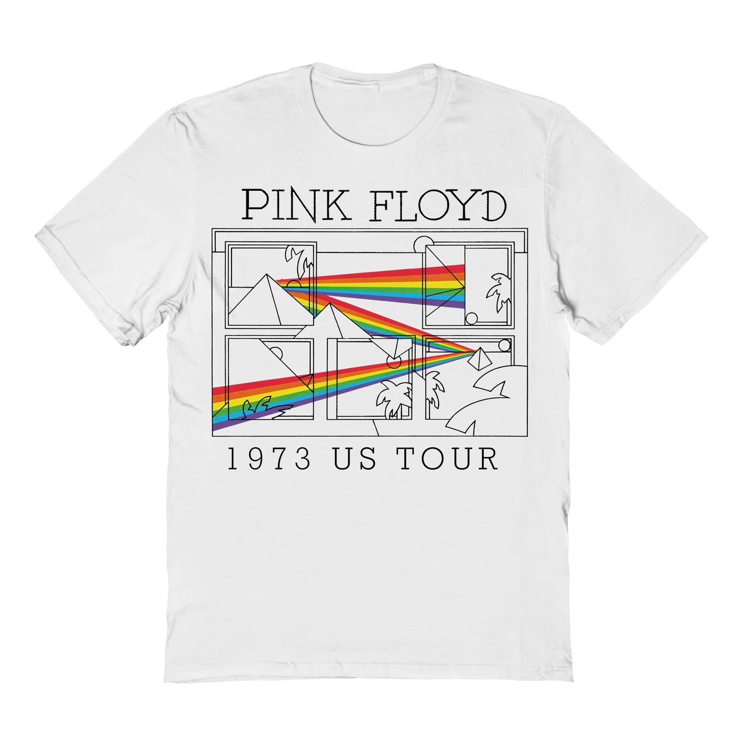 Goodie Two Sleeves Pink Floyd 1973 U.S. Tour Refractor T-Shirt