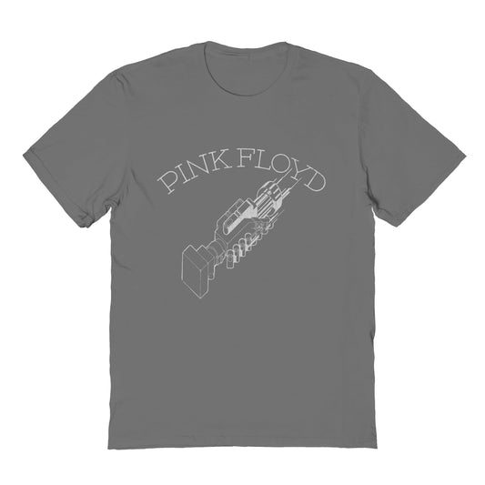 Goodie Two Sleeves Pink Floyd Handshake 2 Charcoal T-Shirt