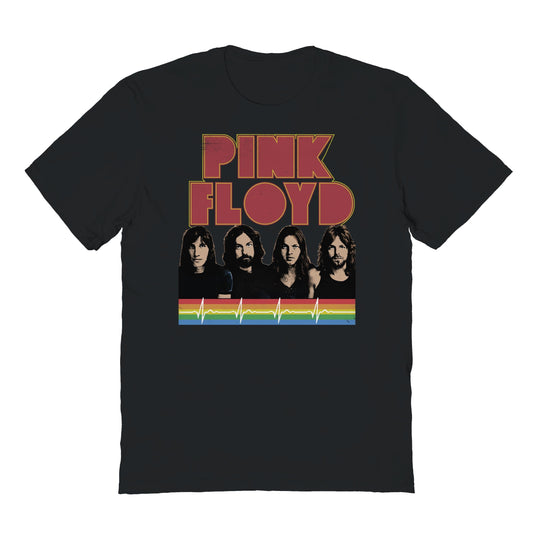 Goodie Two Sleeves Pink Floyd Pink Rainbow T-Shirt